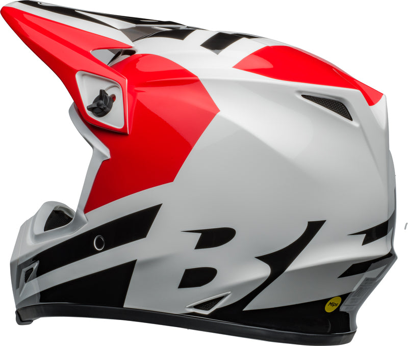 Capacete BELL MX-9 MIPS - Alter Ego Gloss - Vermelho