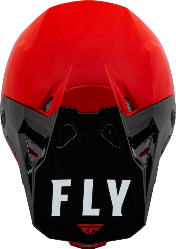 Capacete FLY RACING Formula CP Rush - Vermelho/Preto/Branco