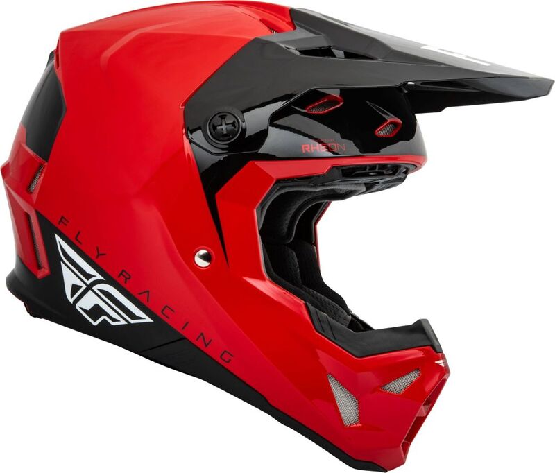 Capacete FLY RACING Formula CP Rush - Vermelho/Preto/Branco