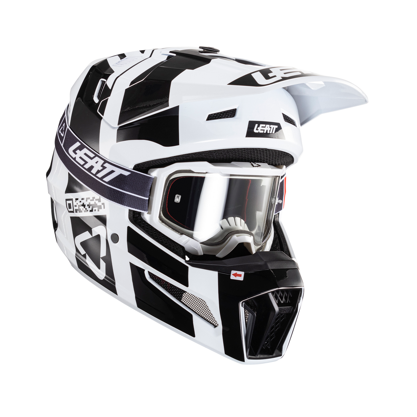 CAPACETE LEATT 3.5 V24 PRETO/BRANCO