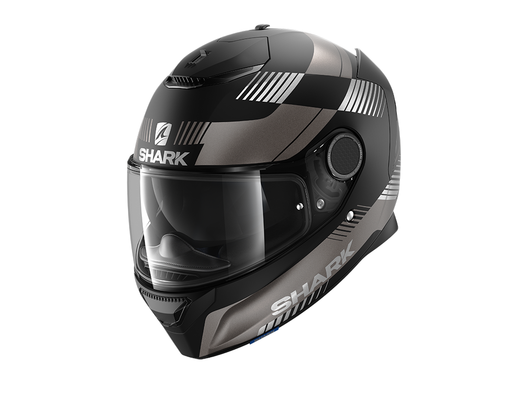Capacete Shark Spartan Strad Mat PRT/ANT/PRATA (KAS)