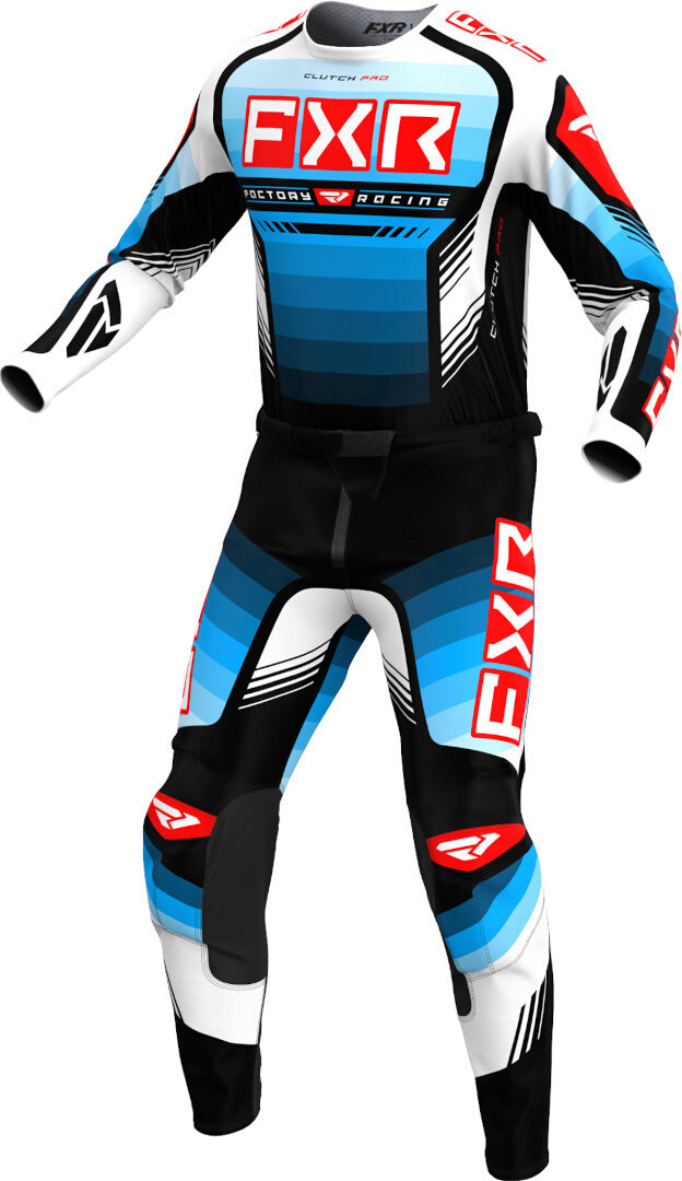 CAMISOLA FXR CLUTCH PRO 24 BLUE/RED/BLACK