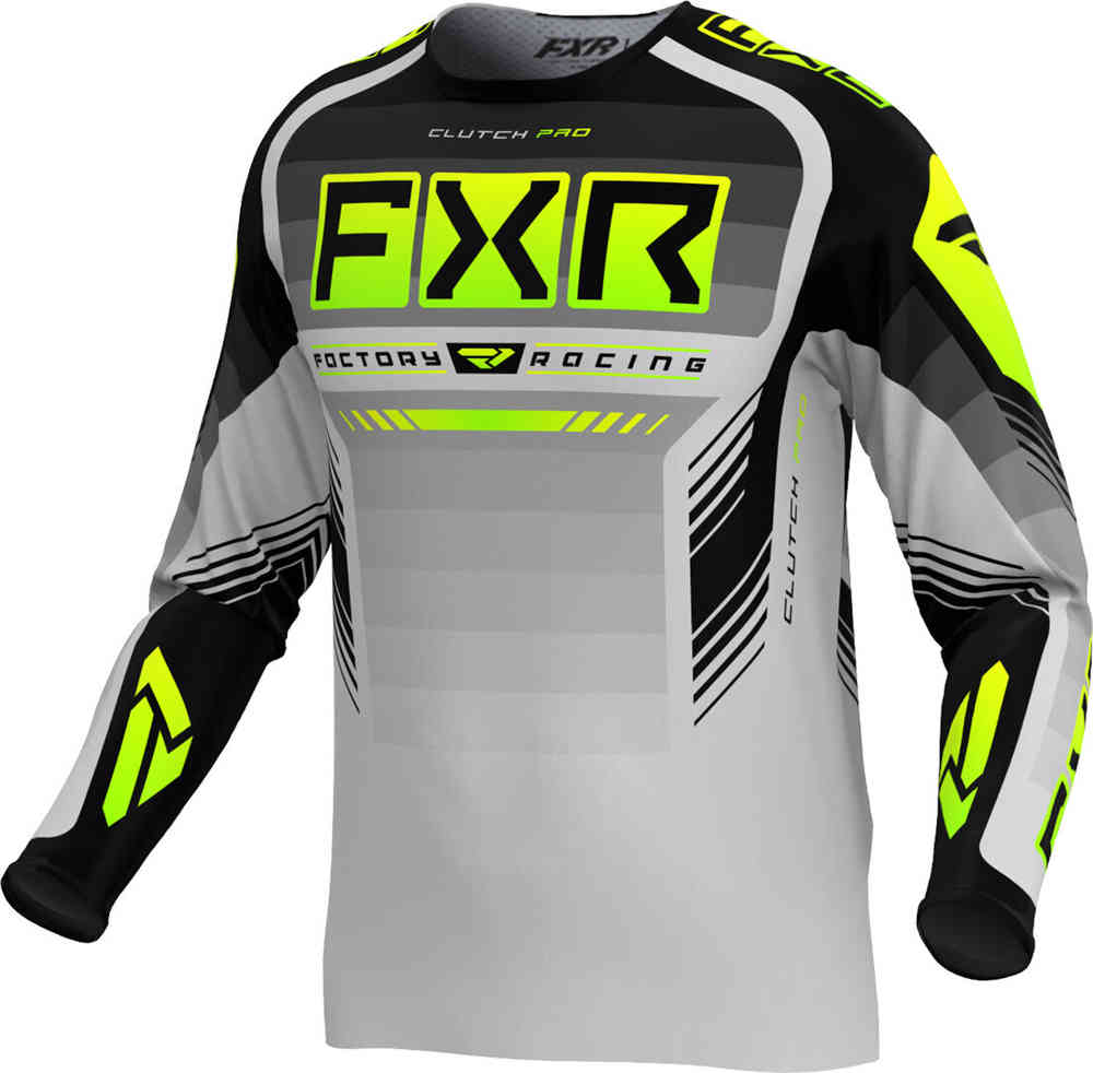 CAMISOLA FXR CLUTCH PRO 24 GREY/HI VIS