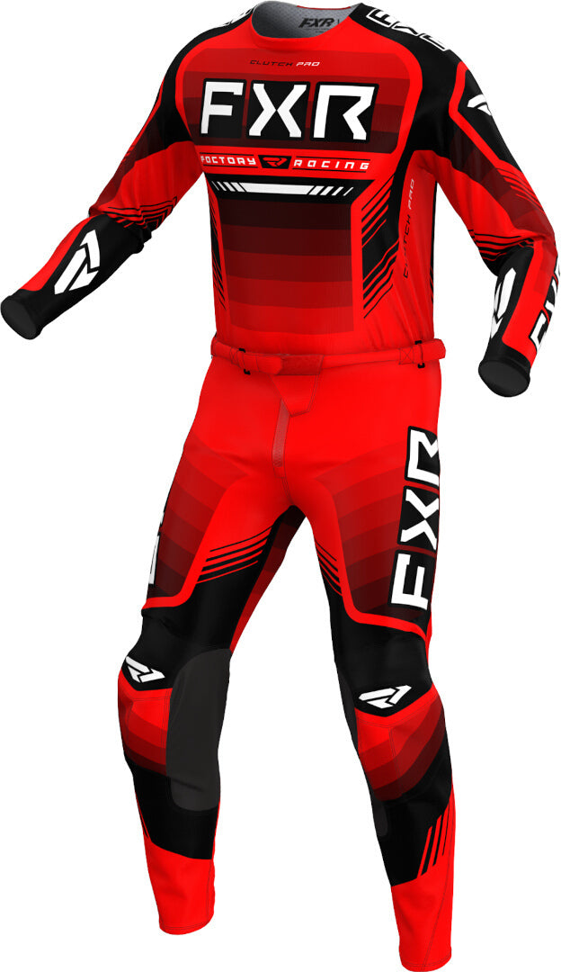 CALÇA FXR CLUTCH PRO 24 RED/BLACK