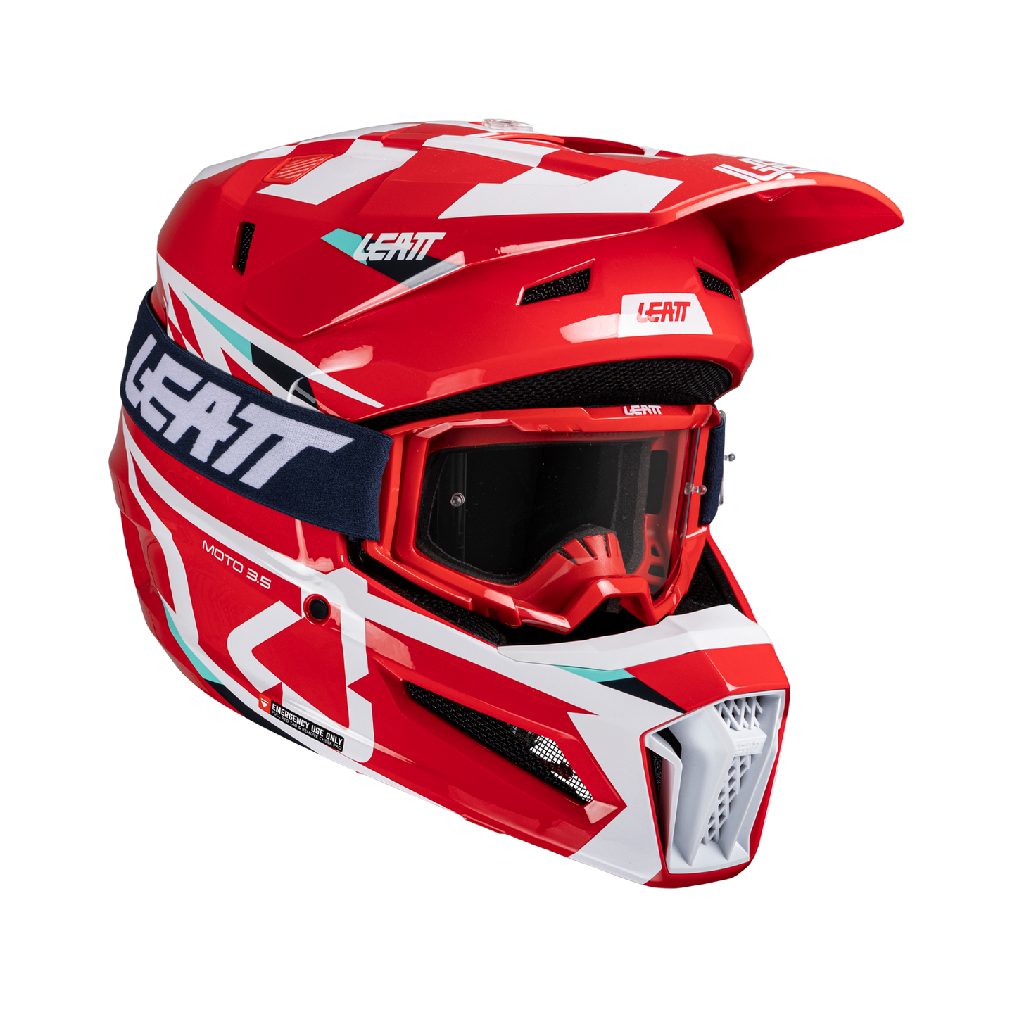 CAPACETE LEATT 3.5 V25 VERMELHO