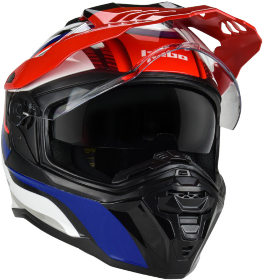 Capacete c/ Viseira XP-22 Panam Vermelho Hebo