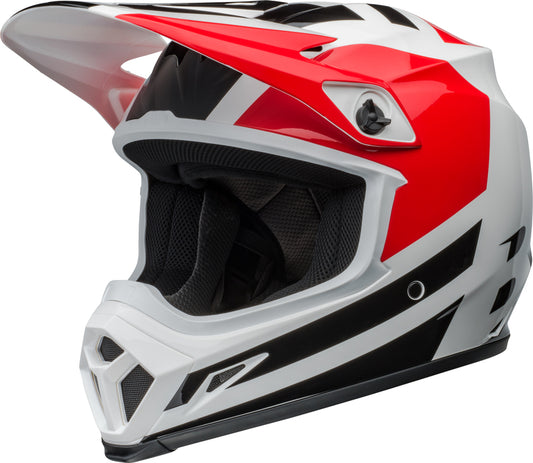 Capacete BELL MX-9 MIPS - Alter Ego Gloss - Vermelho