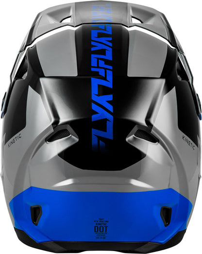 Capacete FLY RACING Kinetic Crest - Cinza/Preto/Azul