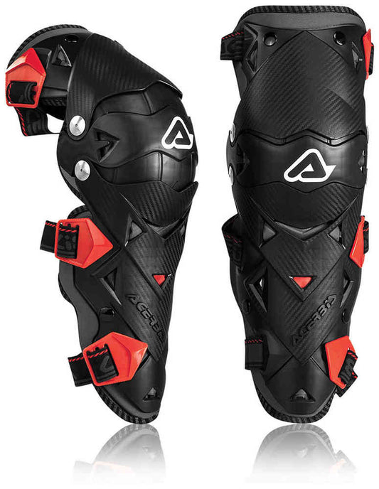 Joelheiras Acerbis Impact EVO 3.0 Preto/Vermelho