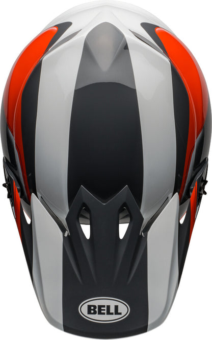 Capacete BELL MX-9 MIPS - Dart Gloss - Charcoal/Laranja